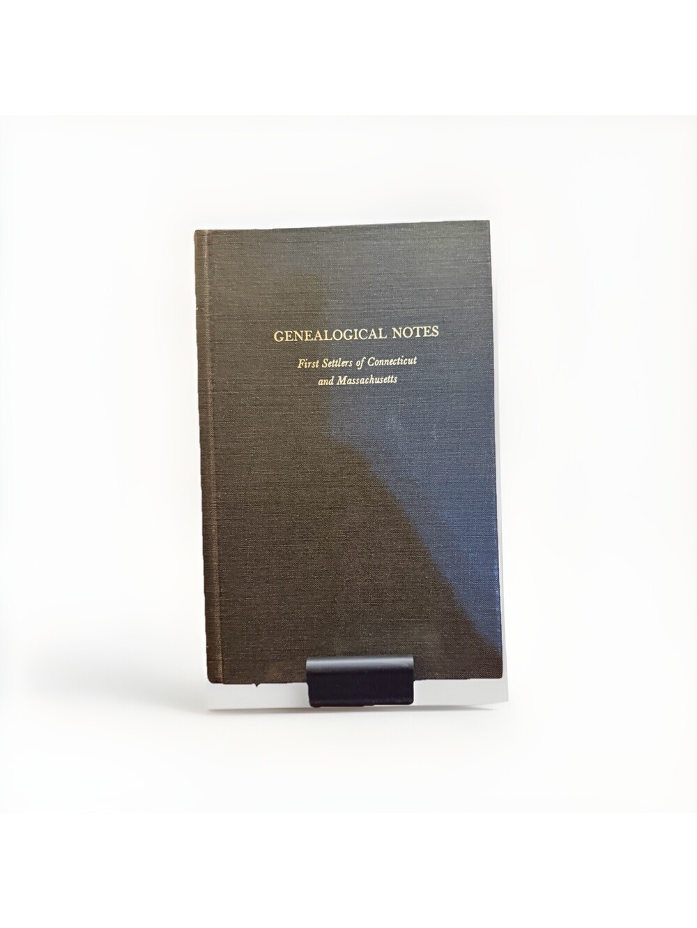 Genealogical Notes First Settlers CT & MA Nathaniel Goodwin 1982 Reprint HC